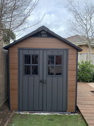 Keter Newton Double Door Storage Shed | Temple & Webster