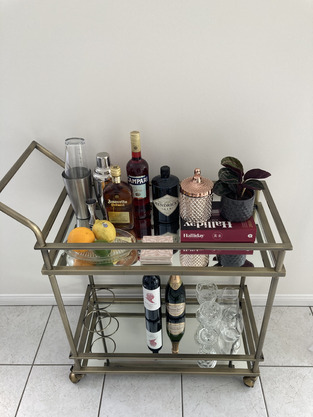 Temple & Webster Long Beach Bar Cart & Reviews