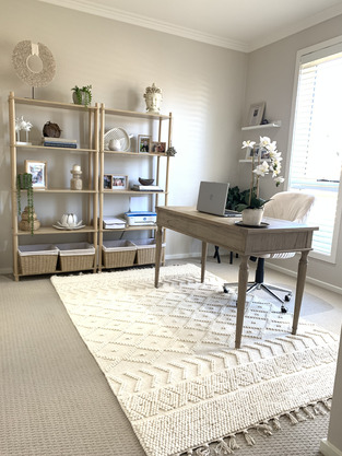 Beautiful Home & Living Mustique 2 Drawer Desk | Temple & Webster