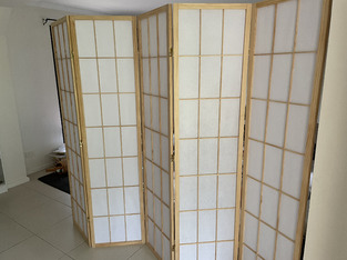 Storage Co 5 Panel Shoji Room Divider Screen | Temple & Webster