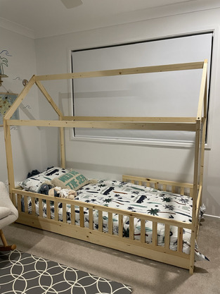 LivingFusion Luther Single Kids' House Bed Frame | Temple & Webster