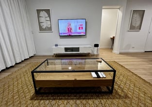 Temple & Webster Khanh Glass Coffee Table