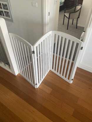 York Street Zinan 4 Panel Pet Gate | Temple & Webster