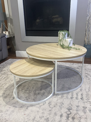 Maddison Lane 2 Piece Derek Nesting Coffee Table Set | Temple & Webster