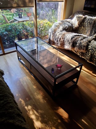 Temple & Webster Khanh Glass Coffee Table