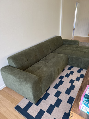 Quinn 4 Seater Upholstered Sofa with Chaise