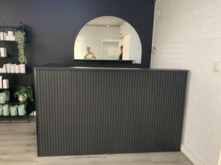 Riley Arched Aluminium Mirror