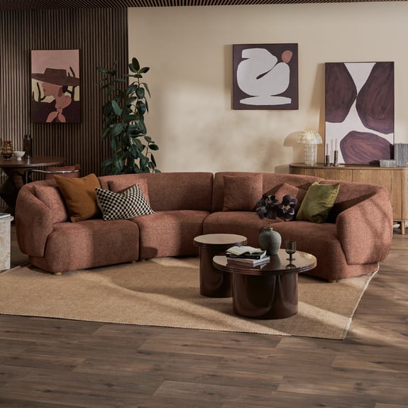 Crescent 5 Seater Modular Sofa