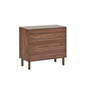 Dark wood chest of drawers