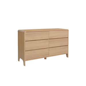 Light wood chest of drawers