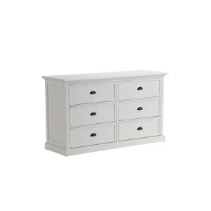 White chest of drawers